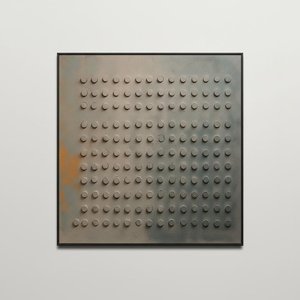 Rhythmic Echoes In Slate And Ochre: A Monumental Study Of Geometric Permanence — David Moreau