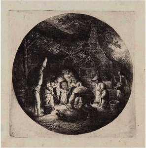 The Pigkillers — Adriaen Van Ostade