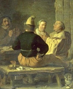 The Card Players — Cornelis Saftleven (cornelis Zachtleven)