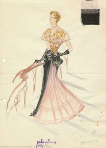 Sketch, Evenning Gown — Pedro Pablo Rodriguez
