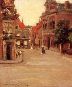 The Red Roofs Of Haarlem — William Merritt Chase