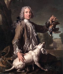 Henri Camille, Chevalier De Beringhen (detail) — Jean-baptiste Oudry, Rococo Elegance
