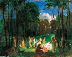 Bathing At Nagybánya