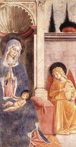 Madonna And Child (detail) — Benozzo Gozzoli