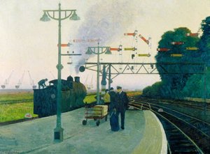 Platform Number 4, Southampton Central Station, Evening