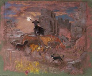 Study for 'Highland Raiders'