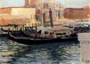 La Salute, Venice — Joaquín Sorolla Y Bastida, Impressionism Style