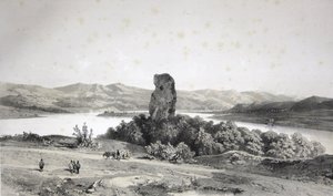Remains of the Tower of Severus and Trajan's bridge over the Danube