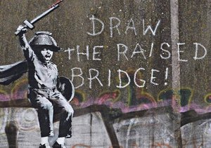 Draw The Raised Bridge — Banksy