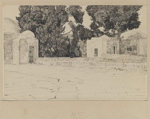 Rear Of The Mosque Of Omar — Jacques Joseph Tissot