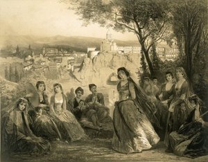 Garden Near Tiflis — Grigory Grigorievich Gagarin