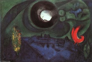Le Quai De Bercy — Marc Chagall