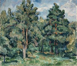 Pines, Lit By The Sun — Pyotr Konchalovsky