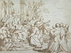 Jesus And His Disciples — Sebastiano Ricci