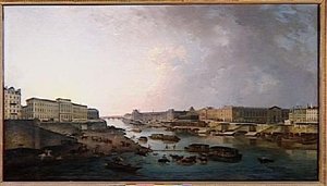 Vue De Paris, Prise Du Pont Neuf.1783 — Pierre Antoine De Machy