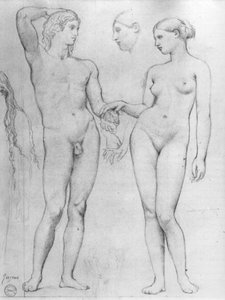 Study For The Golden Age — Jean-auguste-dominique Ingres