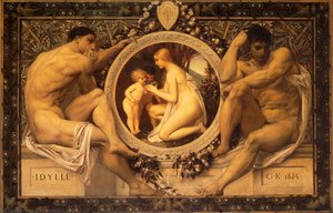 Idyll — Gustav Klimt, Vienna Secession