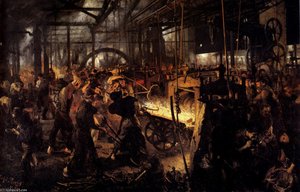 Adolf Vaon The Foundry — Adolph Von Menzel