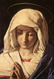 Madonna In Prayer — Giovanni Battista Salvi Da Sassoferrato
