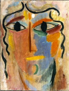 Mystical Head — Alexej Von Jawlensky, Expressionism