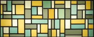 Stained Glass Composition Viii — Theo Van Doesburg, De Stijl