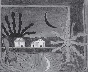 Einem Bildnis Auf Dem Podest — Giorgio De Chirico
