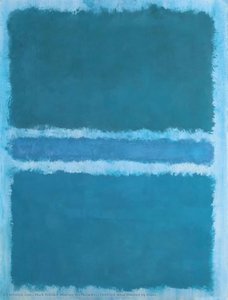 Untitled (blue Divided By Blue) — Mark Rothko, Color Field Painting