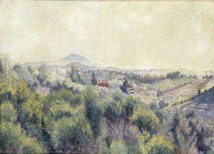 Six Fours From Chemin De L'hubac — Lucien Pissarro