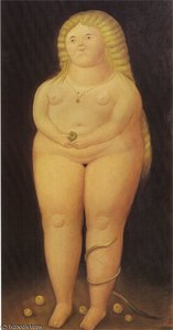 Adam Et Eve (eve) — Fernando Botero