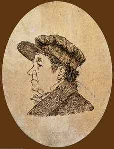 Self-portrait Aged - (78) — Francisco José De Goya Y Lucientes