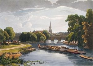 Abingdon Bridge And Church — William Havell