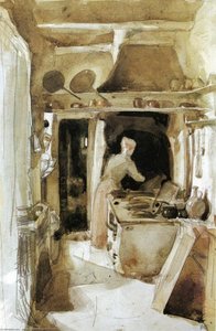 The Kitchen — James Abbott Mcneill Whistler, Tonalism