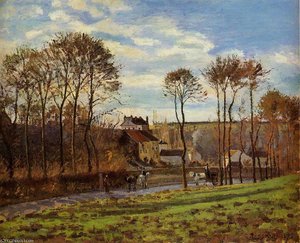 Pontoise, Les Mathurins. — Camille Pissarro