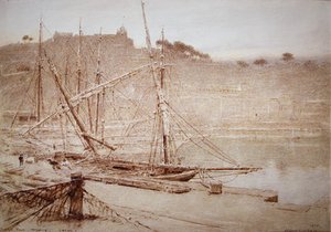 Soller Port, Majorca — Albert Goodwin
