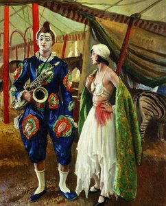 A Musical Clown — Dame Laura Knight