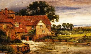Old Streatley Mill — R.a Benjamin Williams Leader
