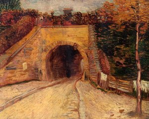 Straßenbild Mit Unterführung (auch Bekannt Als Der Viadukt) — Vincent Willem Van Gogh