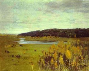 Valley Of The River. Autumn — Isaak Ilyich Levitan, Impressionism