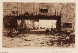 Fish Houses Interior — Charles Adams Platt