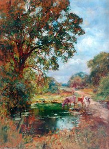 The Drinking Pool — Henry John Yeend King