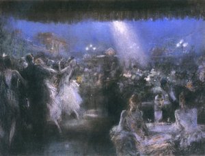 Rooftop Cafe — Everett Shinn