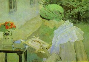 Portrait Of Ekaterina Nesterova — Mikhail Nesterov