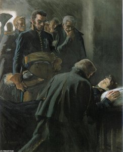 Wilhelm Von Schwerins' Death — Albert Edelfelt, Realism