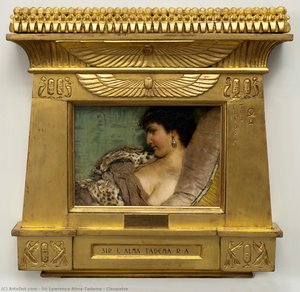 Cleopatra — Lourens Alma Tadema, Victorian Romanticism
