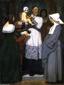 Saint Vincent De Paul — Jean-léon Gérôme