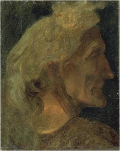 Tête D'acteur Coiffé D'une Perruque — Jean-baptiste Carpeaux