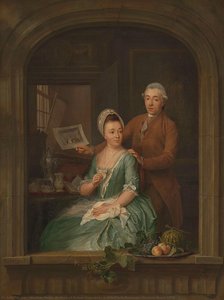 Portrait Of Robert Muys And His Wife Maria Nozeman, Nicolaes Muys, 1778 — Nicolaes Muys