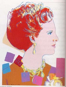 Queen Margrethe Ii Of Denmark — Andy Warhol, Pop Art