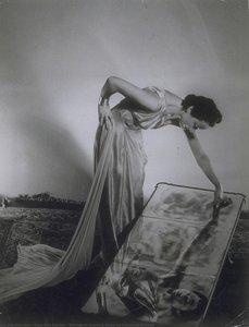 Woman in Evening Gown by Schulze-Bibernell