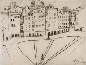 Siena. The Square. — Pyotr Konchalovsky